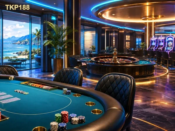 Antarmuka kategori Sportsbook dan permainan langsung tkp188